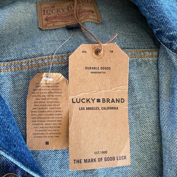 Lucky Brand Men’s Large Denim Jacket - Picture 4 of 4